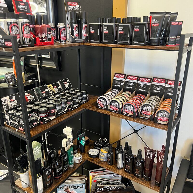 Hair HQ shelf-display